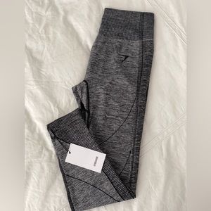 Custom Bundle - Gymshark Hyper Amplify Marl Leggings (Charcoal) and Top (Coral)